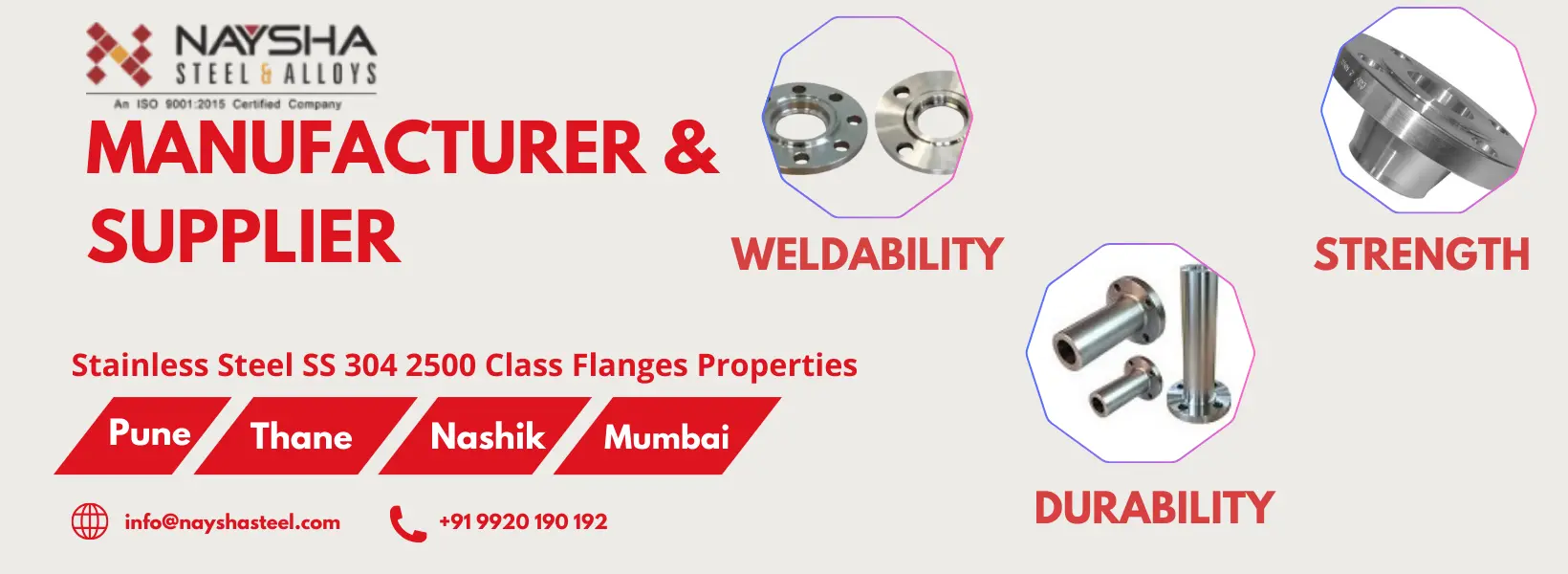 Class 2500 ss 304 flanges